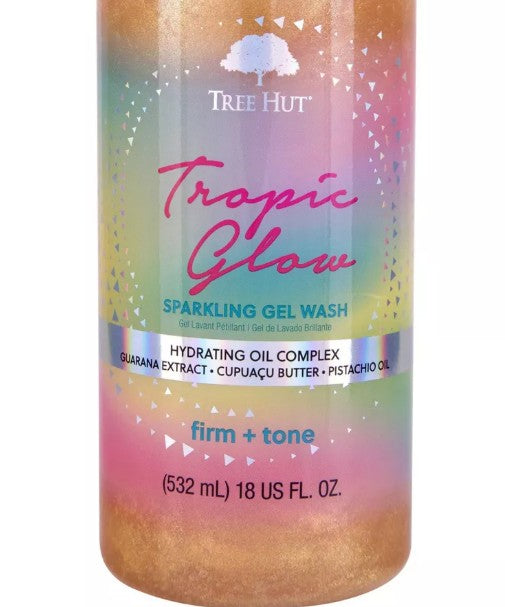 Tree Hut Tropic Glow Foaming Gel Body Wash - 18 Fl Oz - Bellso